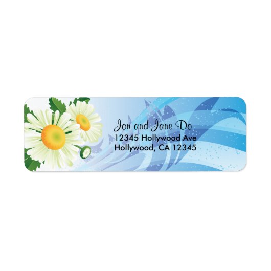 Daisies Etiket (Voorkant)