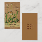 Daisies Floral Carte de visite (Devant / Derrière)