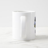 Daisies flower Let your dream blossom mug Extra Grote Beker (Achterkant)