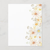 Daisies Flyer (Achterkant)