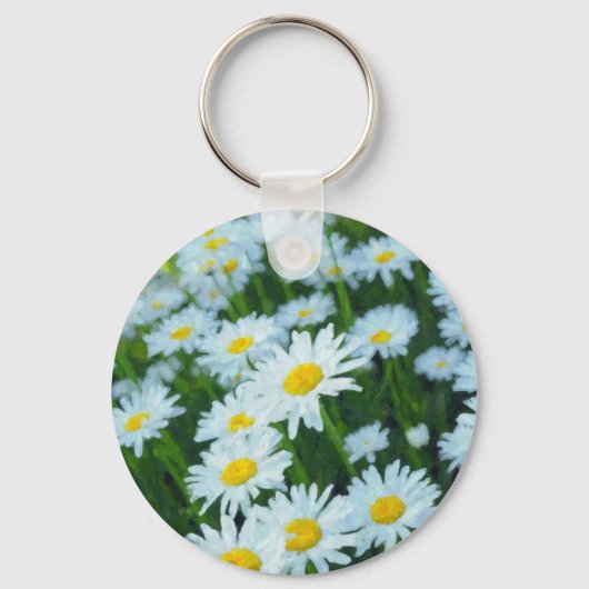 Daisies-gebied Sleutelhanger (Voorkant)