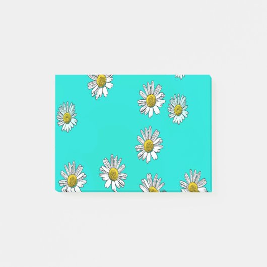 Daisies getekend post-it® notes (Voorkant)