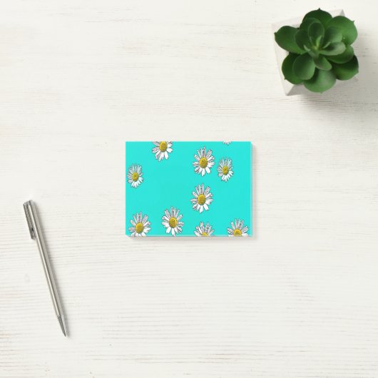 Daisies getekend post-it® notes (Kantoor)