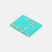 Daisies getekend post-it® notes (Schuin)