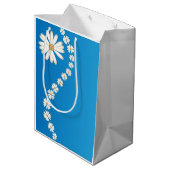 Daisies Gift Bag Medium Cadeauzakje (Achterkant Gekanteld)