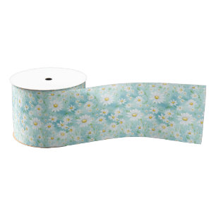 Daisies Grosgrain Ribbon Lint