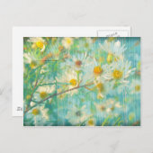 Daisies Grunge Briefkaart (Voorkant / Achterkant)