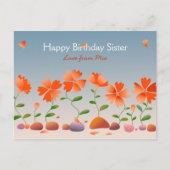 Daisies Happy Birthday Briefkaart (Voorkant)