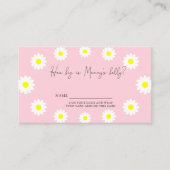 Daisies - Hoe groot is mama's buik Informatiekaartje (Voorkant)