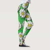 Daisies Huile Peinture Leggings (Droite)