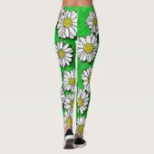 Daisies Huile Peinture Leggings (Dos)