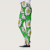 Daisies Huile Peinture Leggings (Gauche)