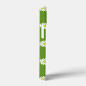 Daisies Illustratief Patroon op Groen Case-Mate iPhone Case (Achterkant / Rechts)