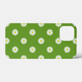 Daisies Illustratief Patroon op Groen Case-Mate iPhone Case (Achterkant (horizontaal))