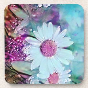 Daisies in een mooie brook bier onderzetter