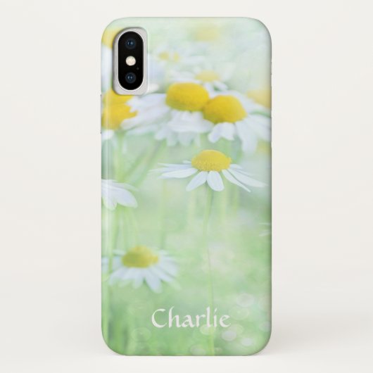 Daisies in een veld Case-Mate iPhone case (Achterkant)