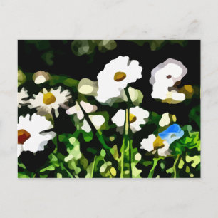 Daisies in het schilderij van Meadow Briefkaart
