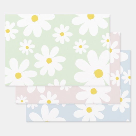 Daisies Inpakpapier Vel (Set)