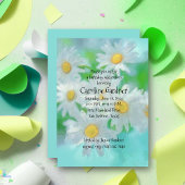 Daisies Invitation Anniversaire