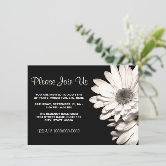 Daisies Invitations (Debout devant)