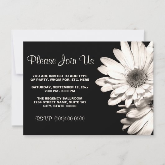 Daisies Invitations (Devant)