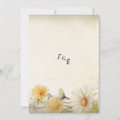 Daisies Kaart (Achterkant)