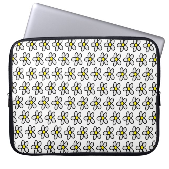 Daisies Laptop Sleeve (Voorkant)