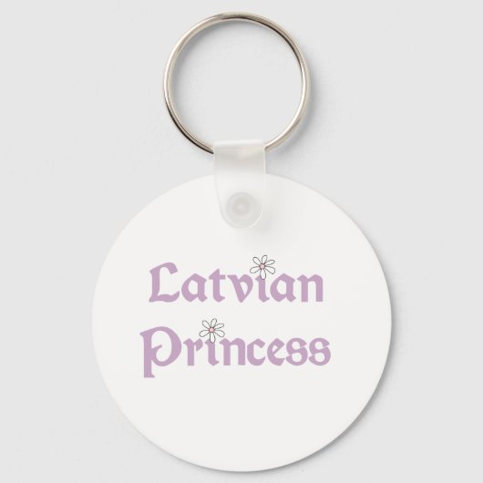 Daisies Latvian Princess Sleutelhanger (Voorkant)