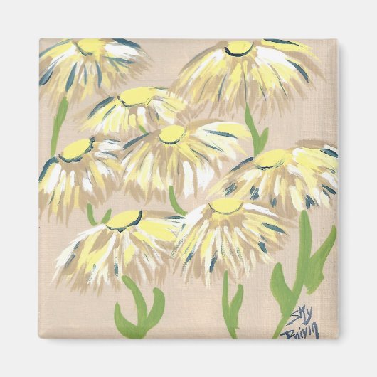 Daisies Magneet (Voorkant)