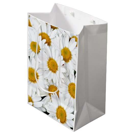 Daisies Medium Cadeauzakje (Voorkant Gekanteld)