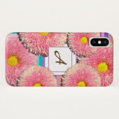 Daisies Monogram iPhone Case (Achterkant (horizontaal))