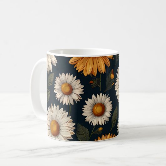 Daisies Mugs Design Motif (Devant gauche)