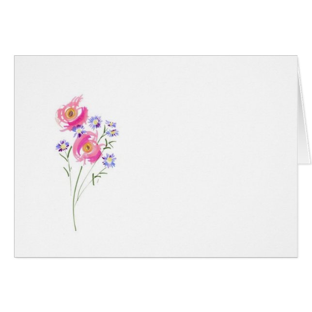 Daisies Notecard (Voorkant Horizontaal)