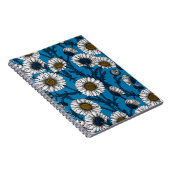 Daisies op blauw notitieboek (Rechterzijde)