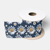 Daisies op denim lint (Spoel)