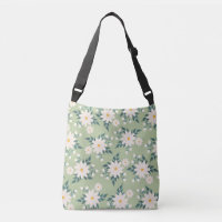 Daisies op pastelgroene achtergrond