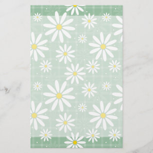Daisies op Plaid Briefpapier