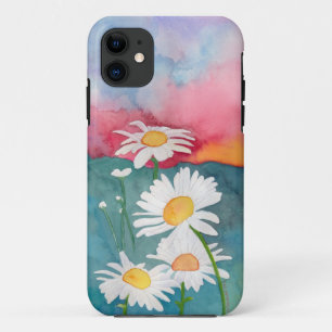 Daisies op Sunset iPhone 11 Hoesje