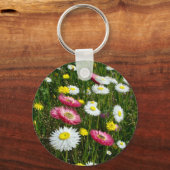 Daisies Patch Sleutelhanger (Voorkant)