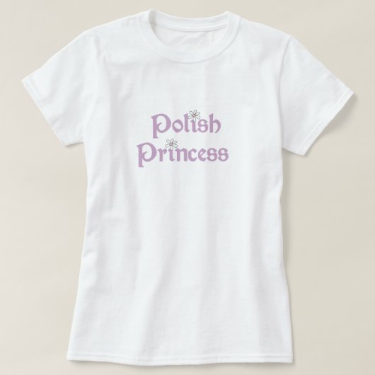 Daisies Poland Princess T-shirt (Design voorkant)