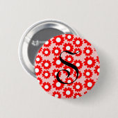 Daisies Ronde Button 5,7 Cm (Voorkant /achterkant)