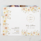 Daisies service menu brochure (Voorkant / Achterkant)