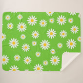 Daisies Sherpa Deken (Voorkant (horizontaal))