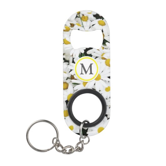 Daisies Sleutelhanger Flessenopener (Voorkant)