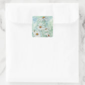 'Daisies' Square Sticker (Tas)