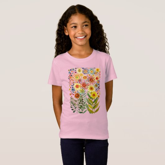 Daisies T-shirt (Voorkant volledig)