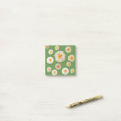 Daisies Tekening Post-it® notes, Dagelijks patroon Post-it® Notes (Op bureau)