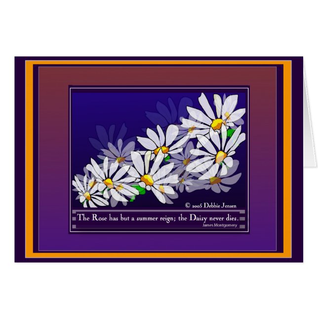 Daisies van Debbie Jensen (Voorkant Horizontaal)