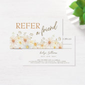 Daisies verwijzingskaart visitekaartje (Bureau)