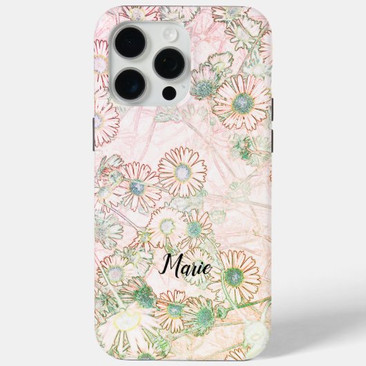 Daisies weidepatroon Case-Mate iPhone case (Achterkant)